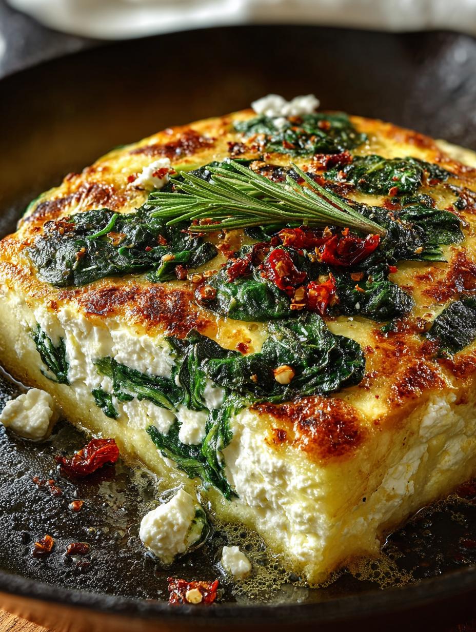 Sheet Pan Spinach Feta