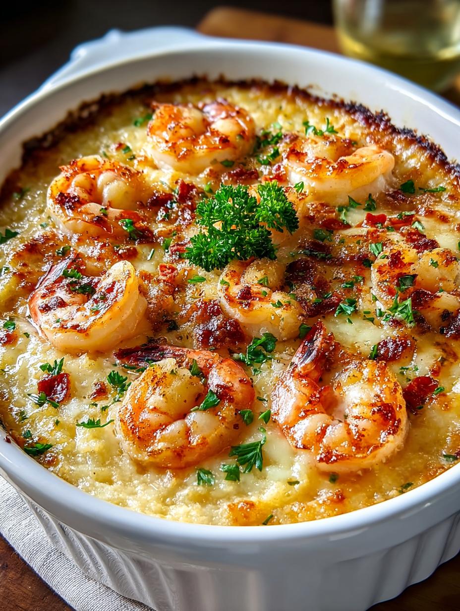 Shrimp Grits Casserole