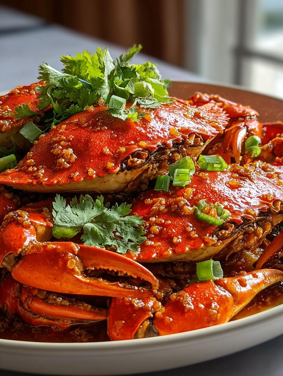 Irresistible Singaporean Chilli Crab with Silky Sauce - Singaporean Chilli Crab - additional detail