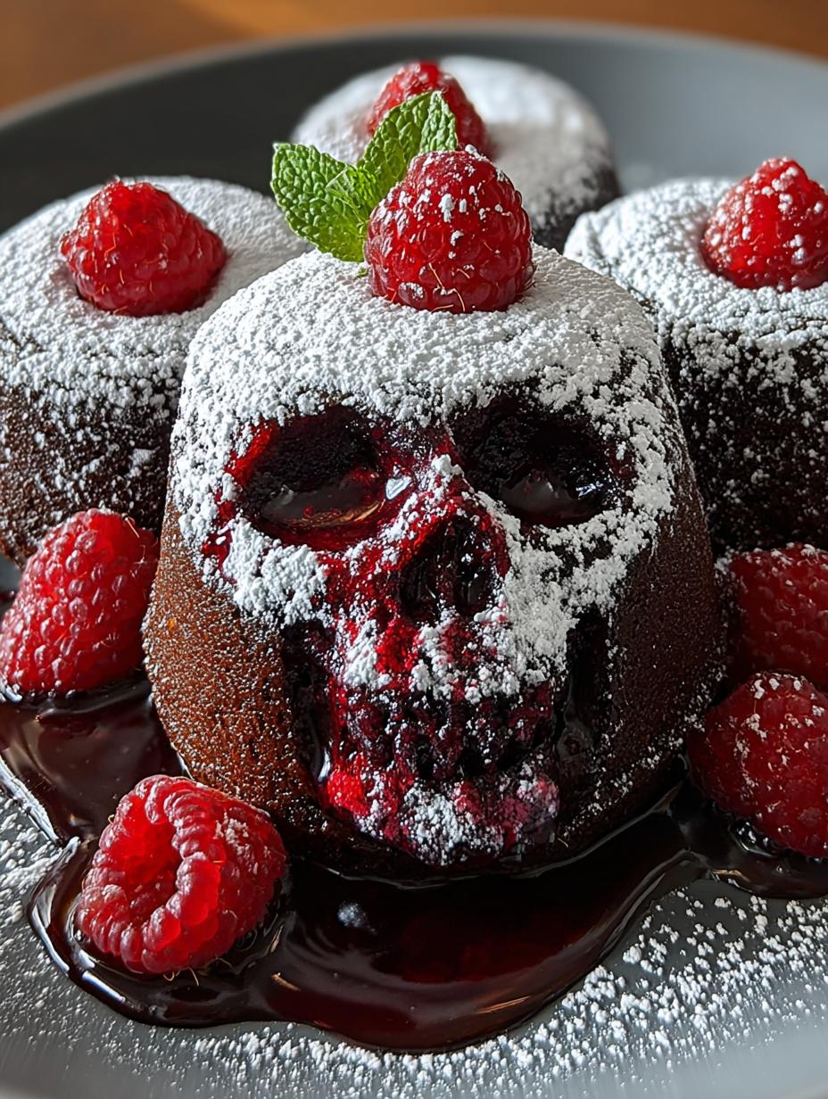 Skull Lava Cake