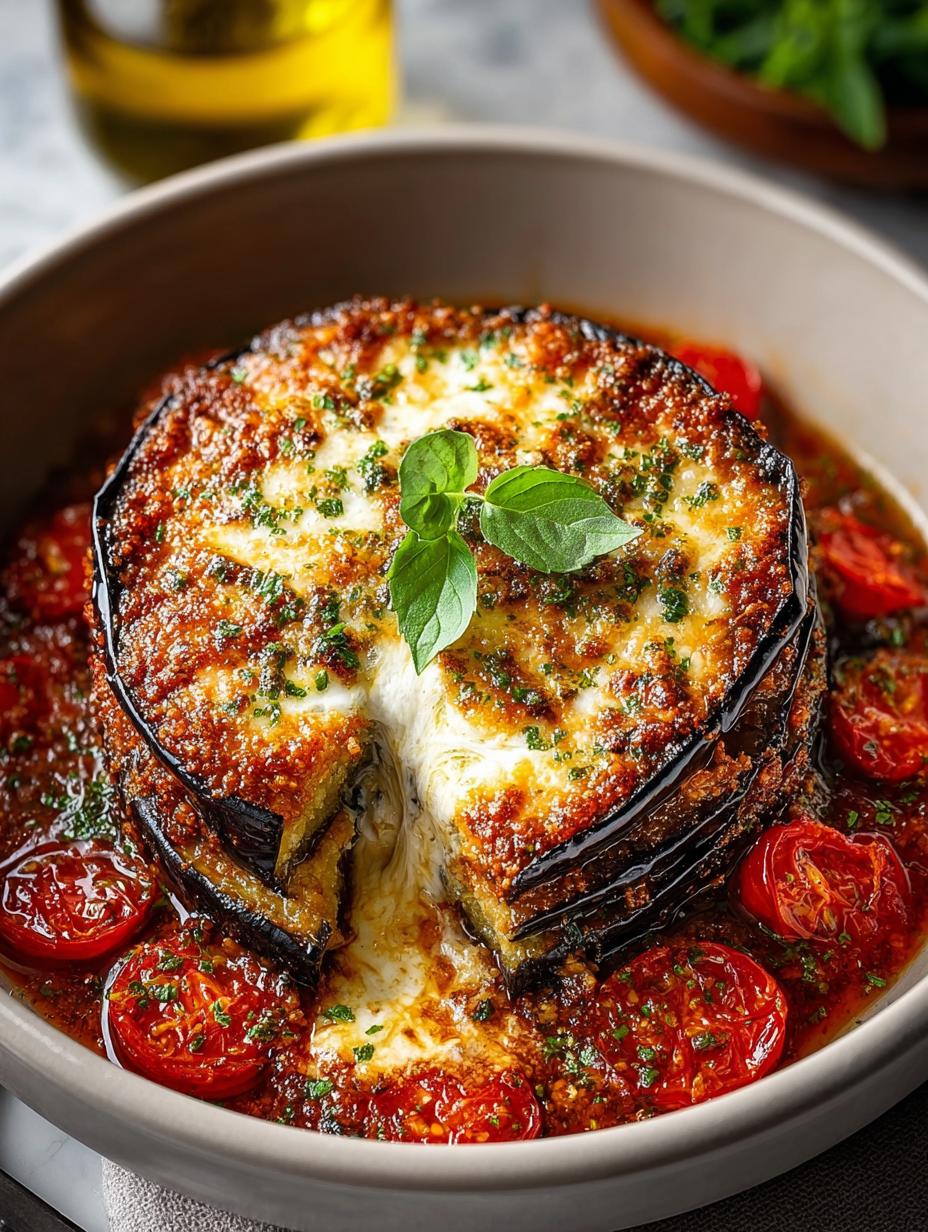 Slow Cooker Eggplant Parmesan: 5 Layers of Comfort - Slow Cooker Eggplant Parmesan - additional detail