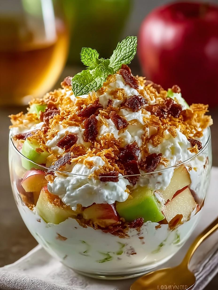 Easy Snicker Apple Salad: 5 Irresistible Layers of Flavor - Snicker Apple Salad - additional detail