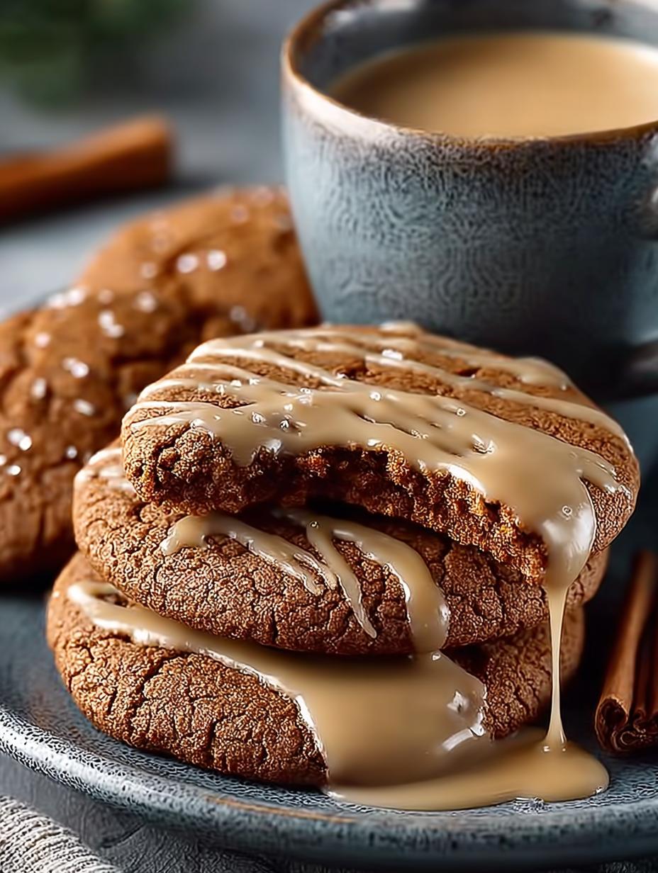 Soft Gingerbread Latte Cookies with Irresistible Flavor - Soft Gingerbread Latte Cookies - additional detail