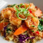 Spiced Coconut Quinoa Shrimp