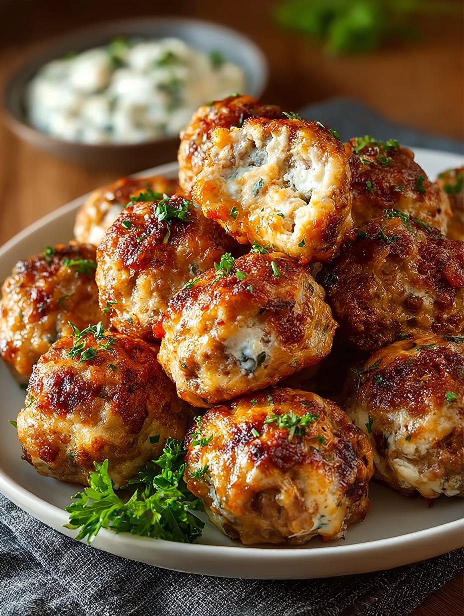Spicy Sausage Balls with
