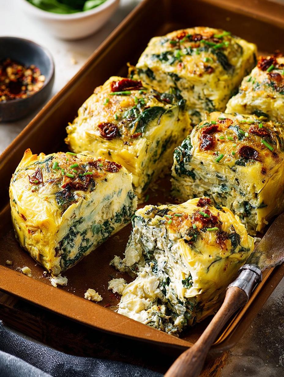 Spinach Artichoke Sun Dried Tomato Casserole Delight - Spinach Artichoke Sun Dried - main visual representation