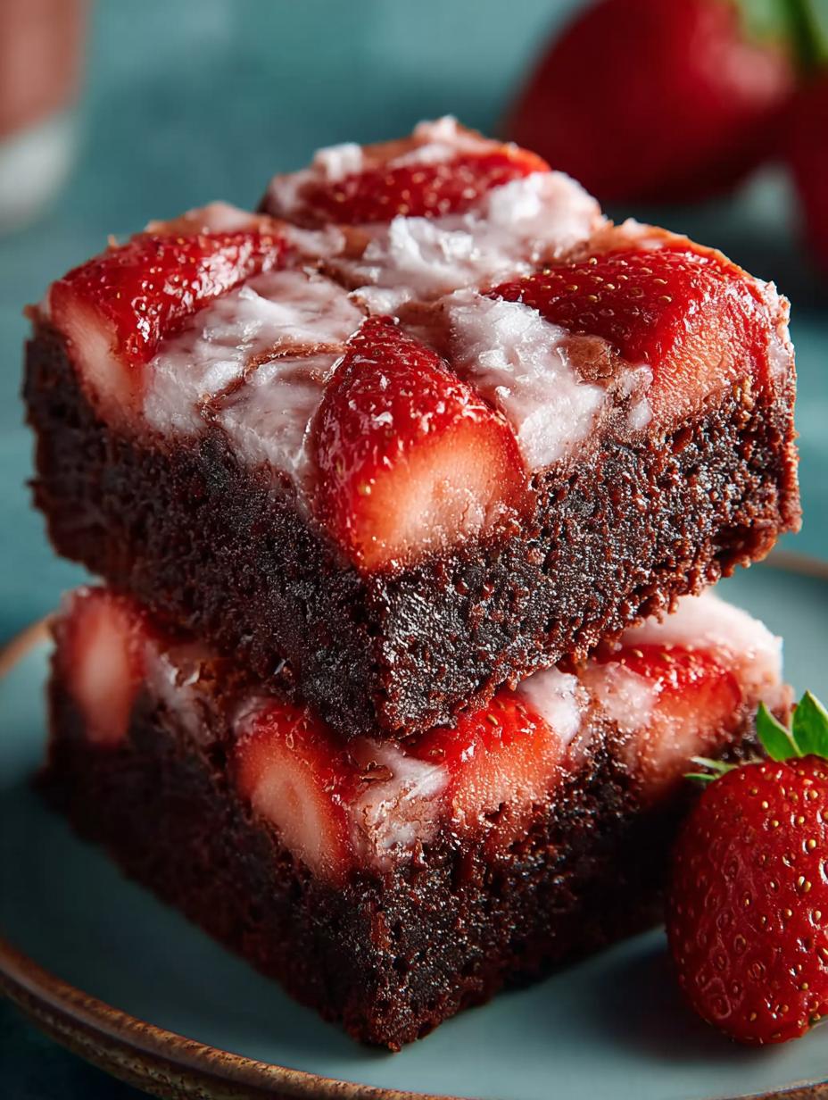 Strawberry Brownies Fudgy Fruity: 5 Irresistible Recipes - Strawberry Brownies Fudgy Fruity - additional detail