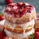 Strawberry Donuts Treat