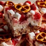 Strawberry Pretzel Marshmallow Treats