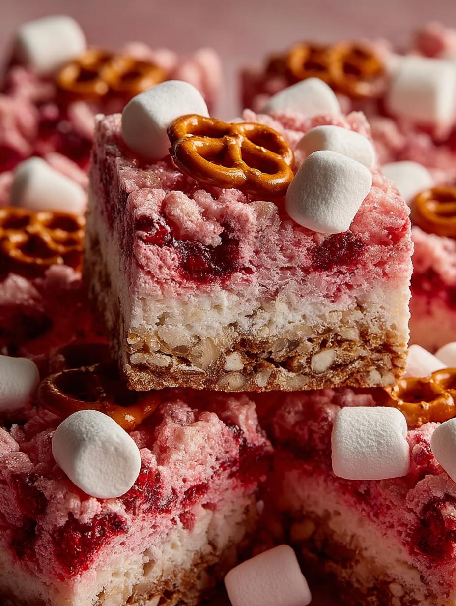 Strawberry Pretzel Marshmallow Treats: A Sweet Delight - Strawberry Pretzel Marshmallow Treats - additional detail
