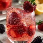 Strawberry Sparkler Mocktail