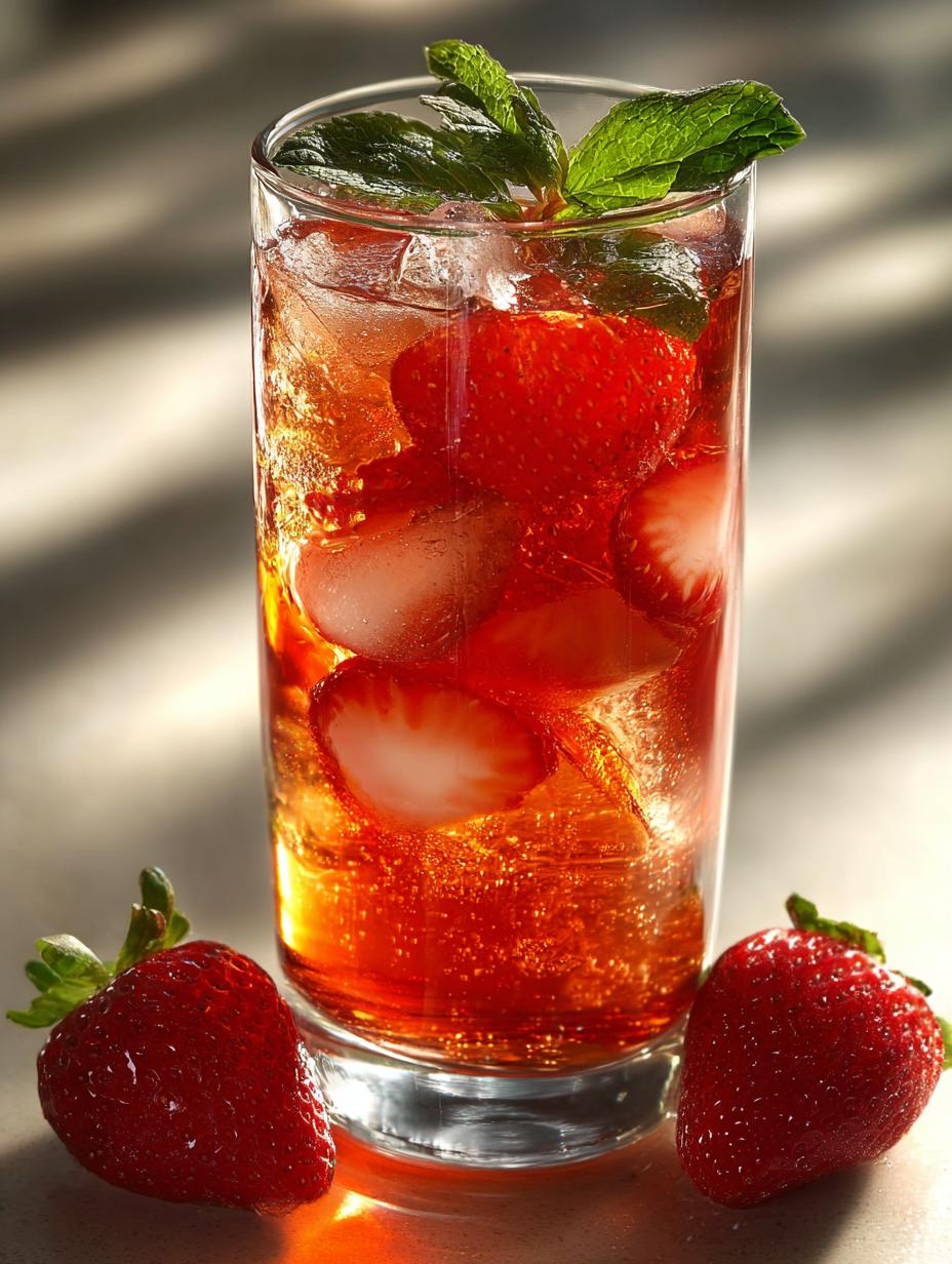 Strawberry Vanilla Iced Tea: 5 Refreshing Variations - Strawberry Vanilla Iced Tea - additional detail