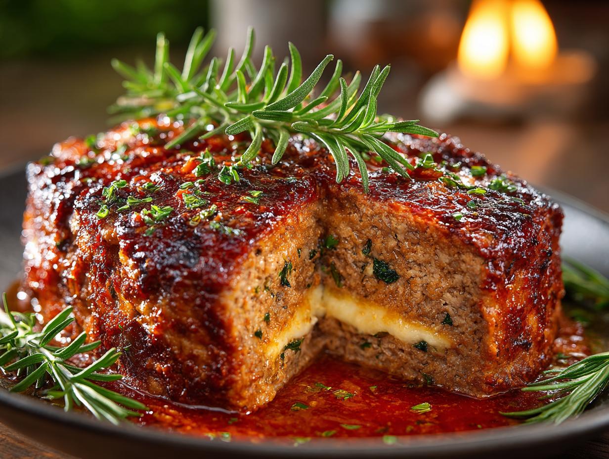Stuffed Italian Meatloaf: 7 Reasons to Make This Comfort Dish - Stuffed Italian Meatloaf - additional detail