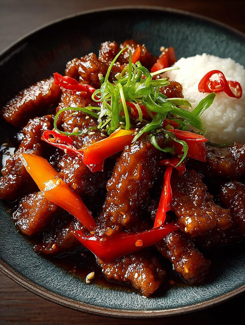 Delicious Sweet Sour Beef Stir for a Quick Meal - Sweet Sour Beef Stir - additional detail