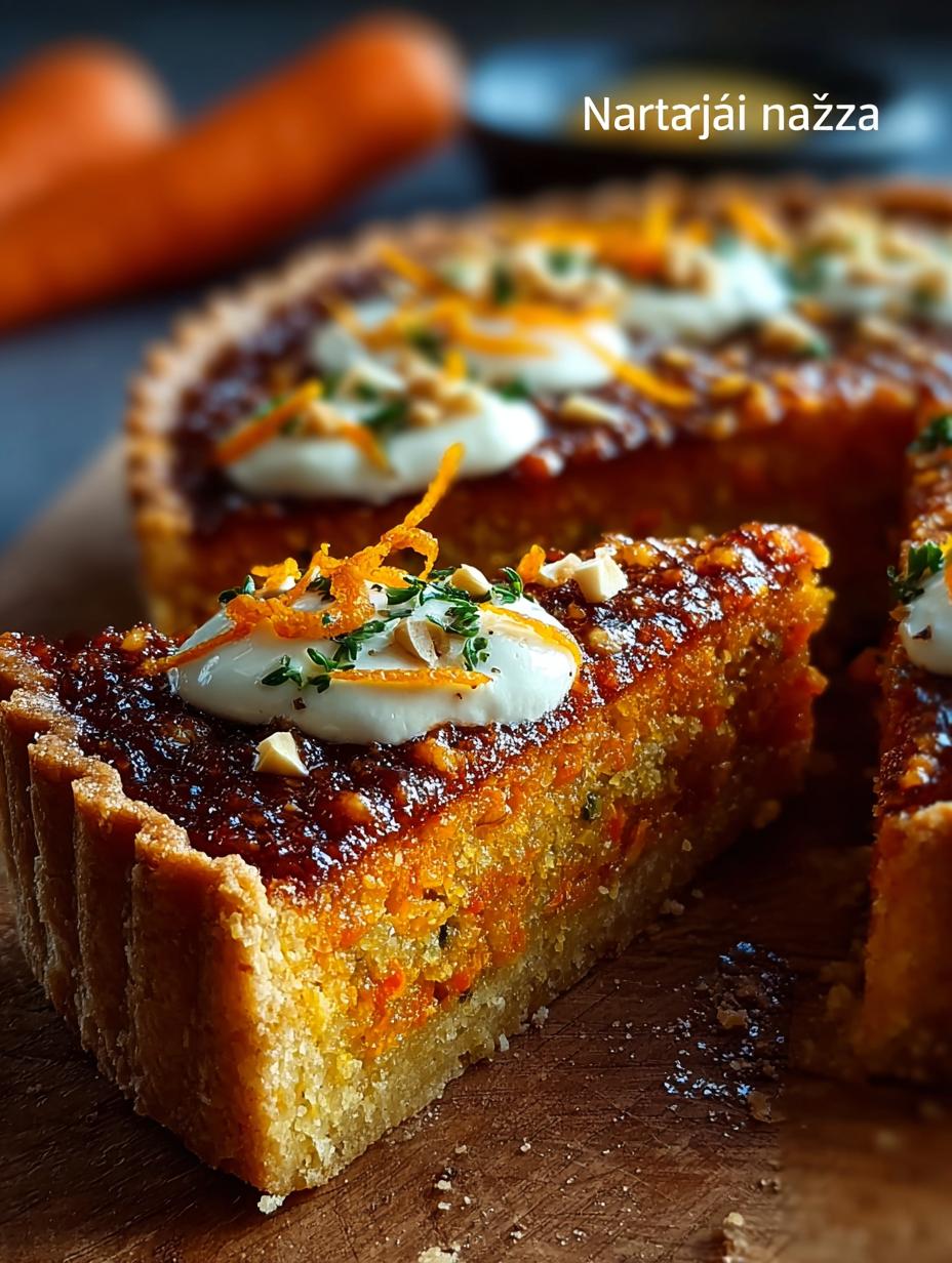 Tarta Saludable Zanahoria Naranja