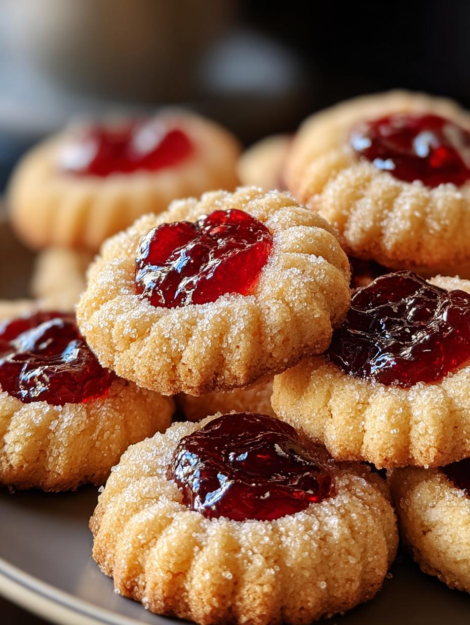 Thumbprint Jam Cookies