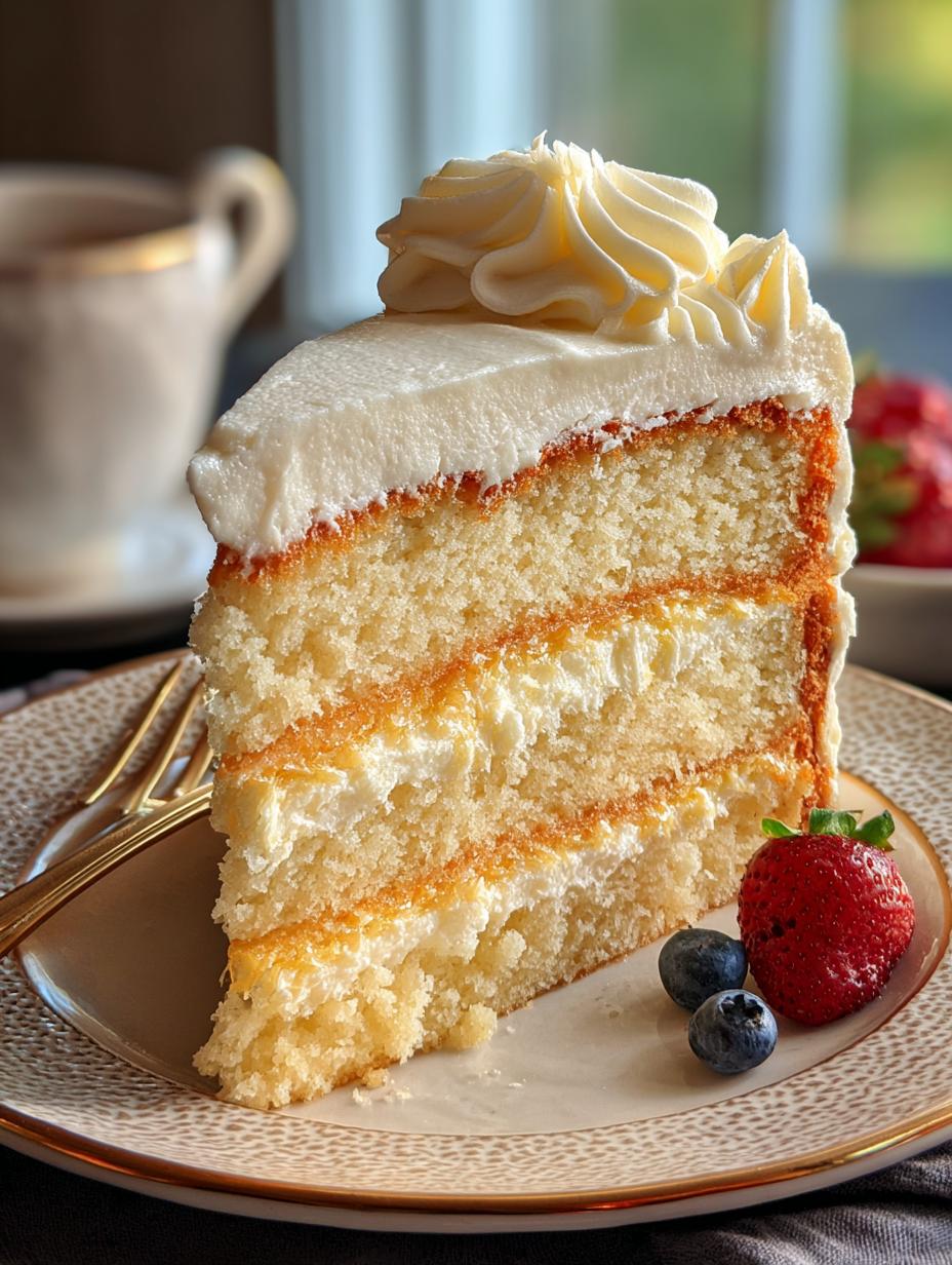 Delicious Vanilla Buttercream Cake Recipe for Celebrations - Vanilla Buttercream Cake - additional detail