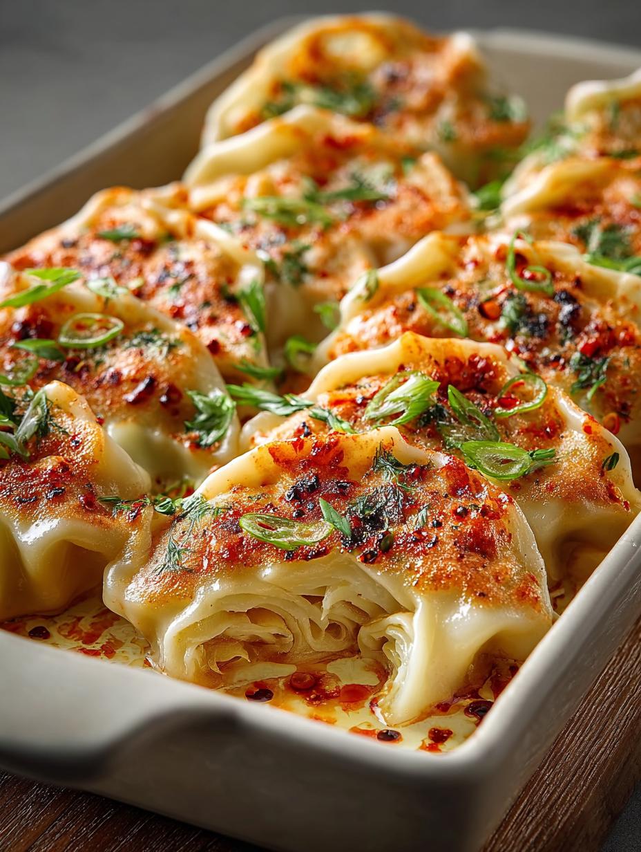 Vegan Baked Dumplings For