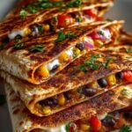 Vegan Quesadillas with Black