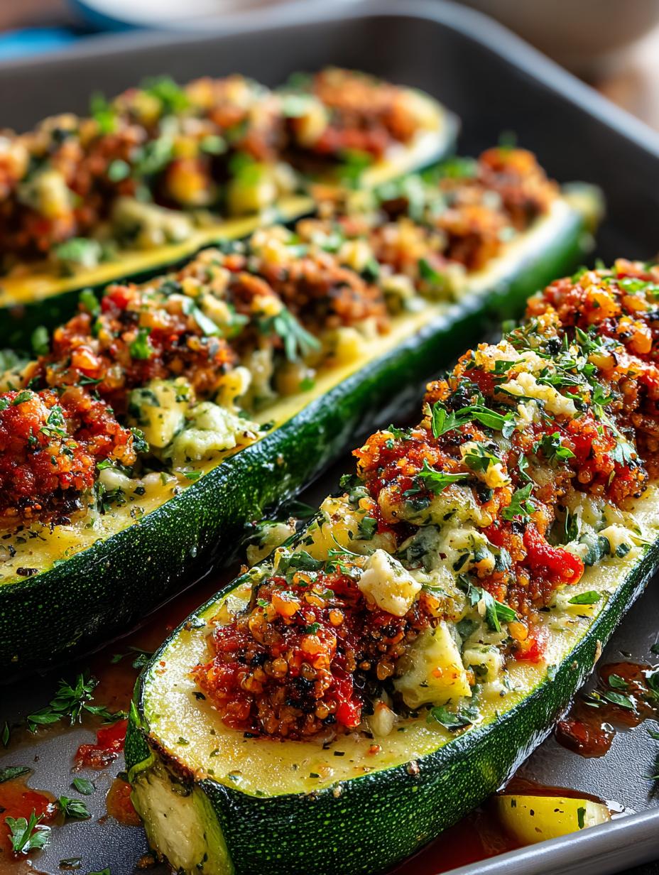 Vegan Stuffed Zucchini Boats: 7 Deliciously Healthy Ways - Vegan Stuffed Zucchini Boats - main visual representation