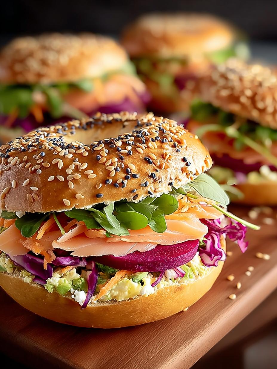 Vibrant Bagel with Beet: 5 Reasons to Try This Recipe - Vibrant Bagel with Beet - additional detail