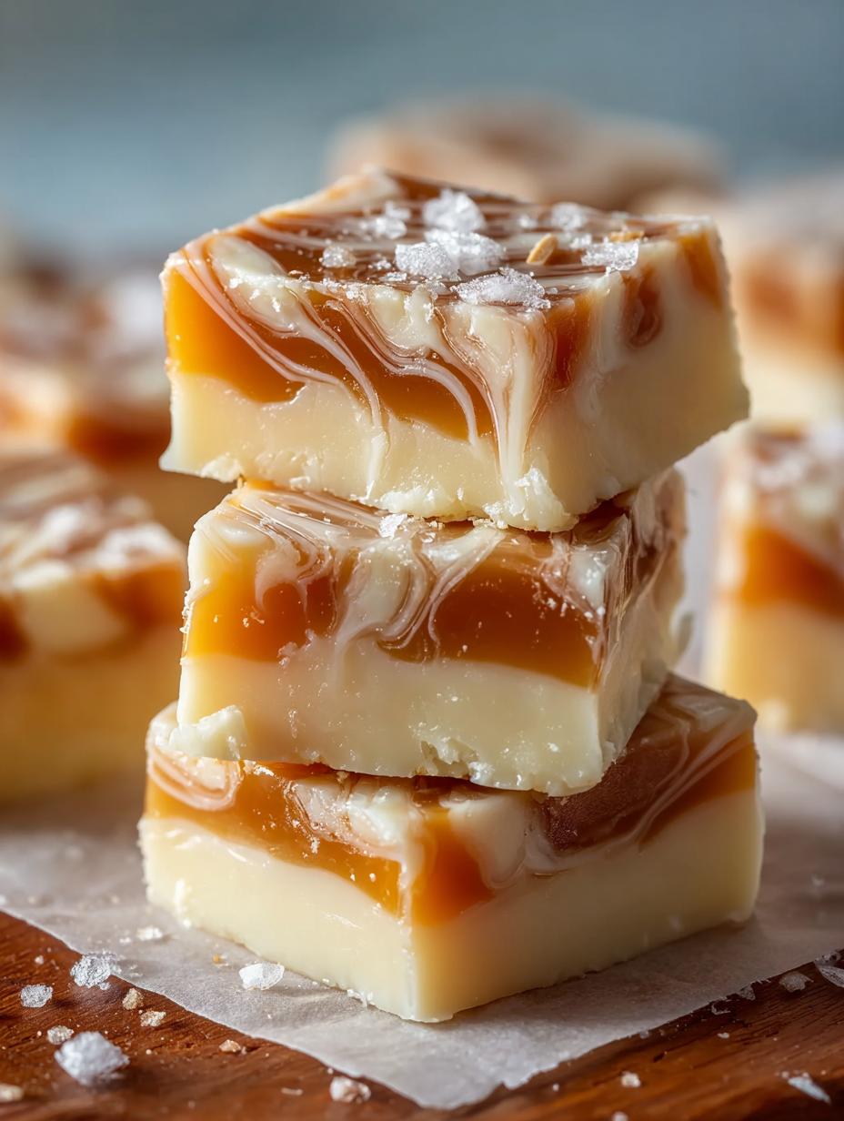 Delicious White Chocolate Caramel Fudge Recipe - White Chocolate Caramel Fudge - additional detail