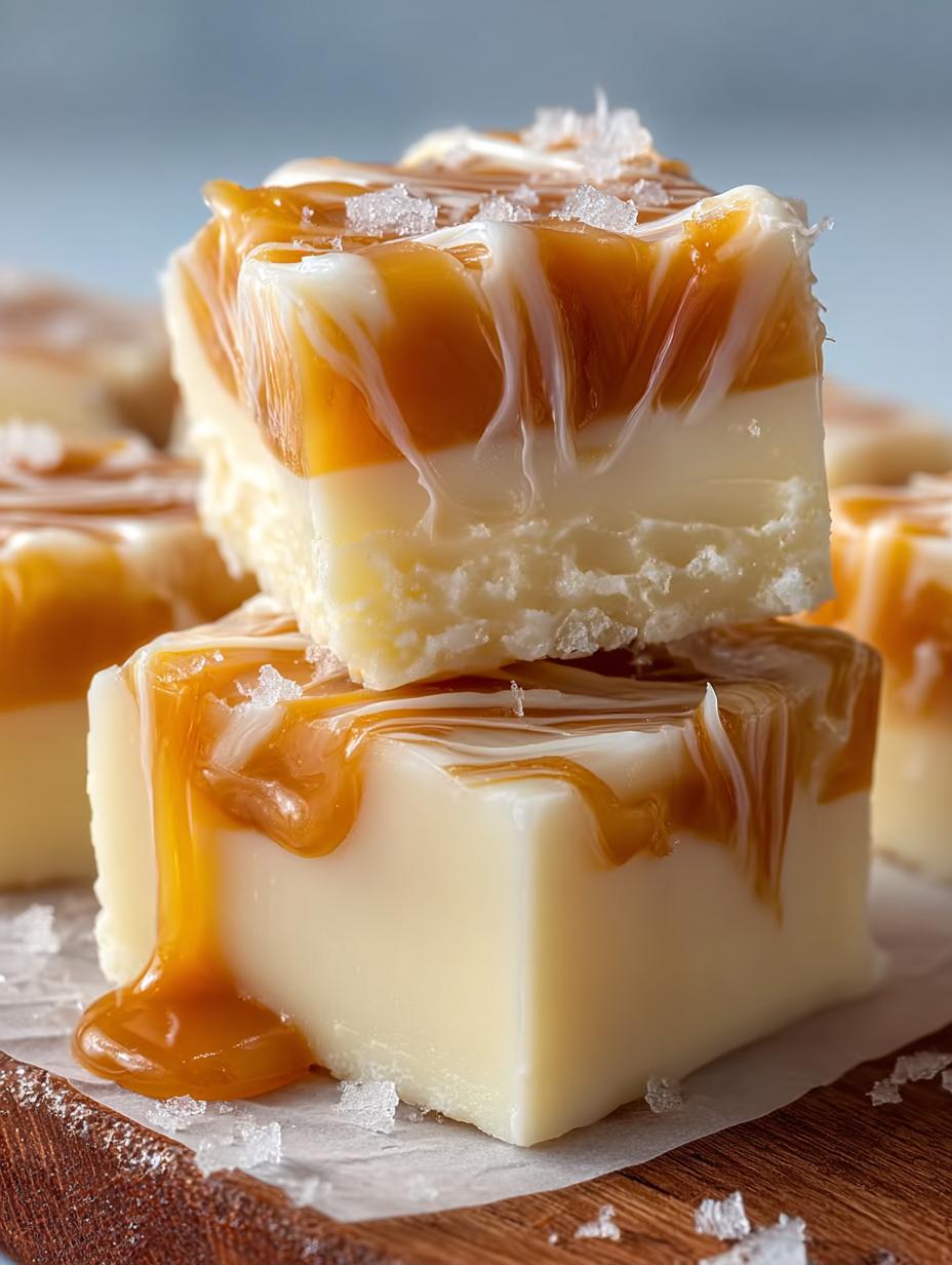 White Chocolate Caramel Fudge