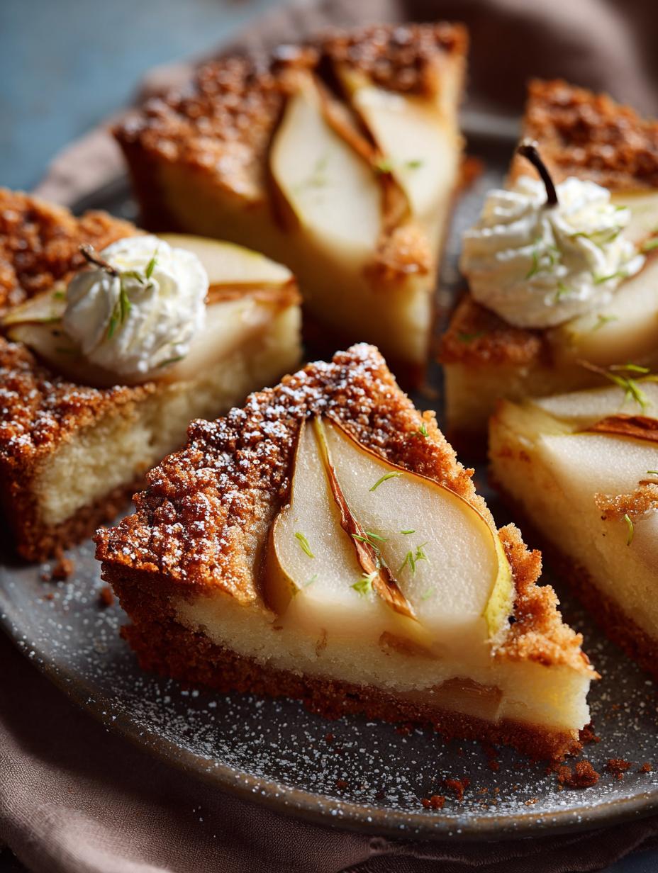 Wholemeal Pear Slice