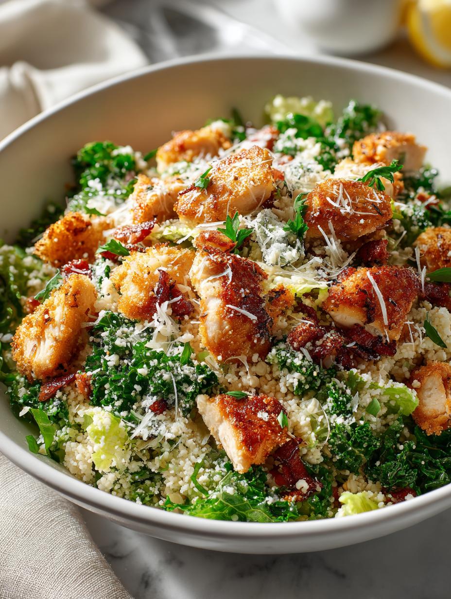 Chicken Caesar Crispy Rice Salad: A Flavorful Twist - ?utm Source=rss&utm Medium=rss&utm Campaign=chicken - additional detail